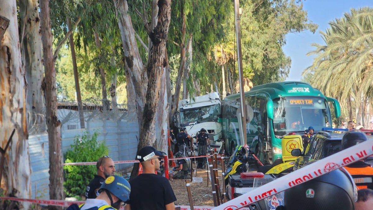 suspected terror attack near Tel Aviv bus stop