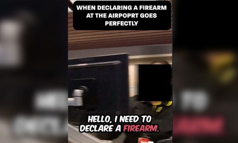 When Declaring A Firearm Goes Perfectly