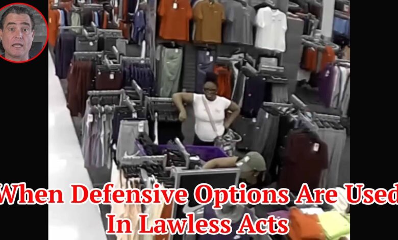 When Defensive Options Are Used In Lawless Acts