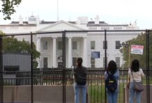 New security fences seen around key DC sites ahead of Election Day