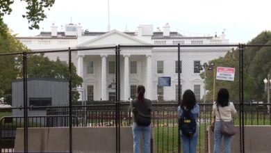 New security fences seen around key DC sites ahead of Election Day