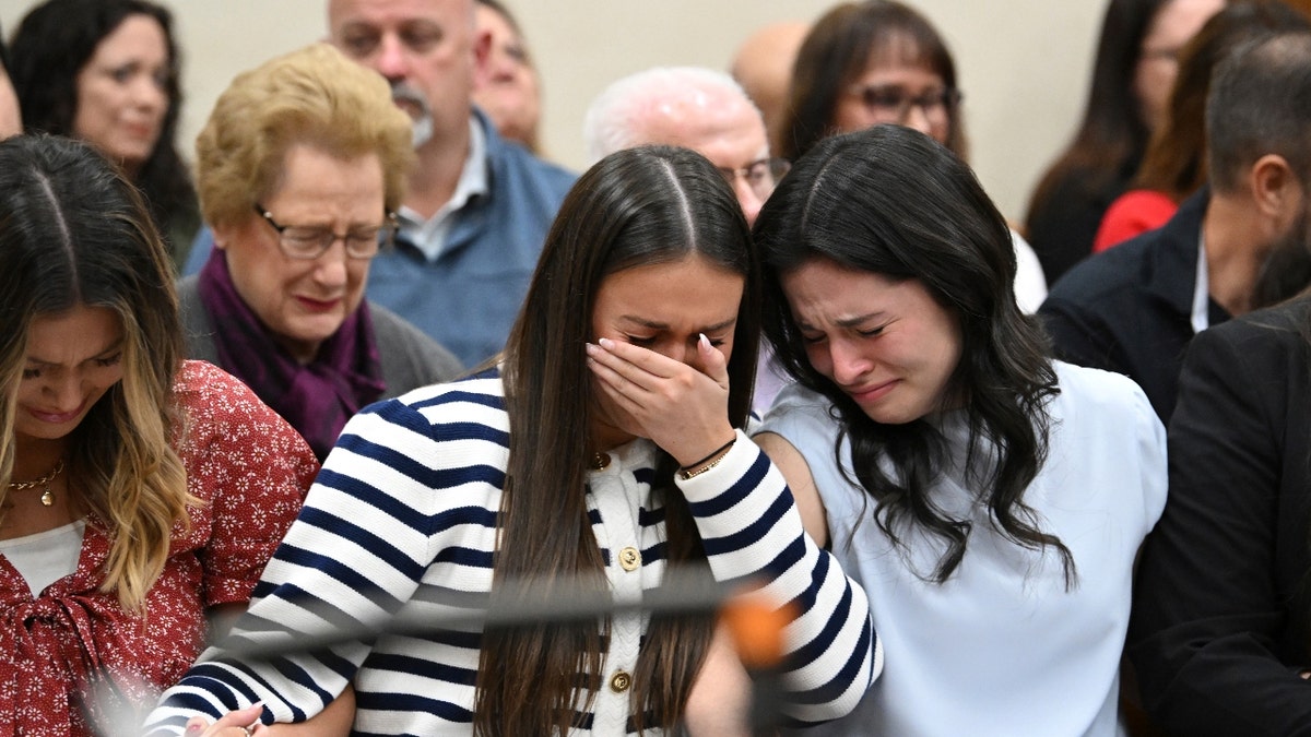 Friends and family of Laken Riley react to the guilty verdict after it's announced by the judge with regards to illegal migrant Jose Ibarra's murder charges