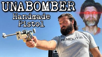 Brandon Herrera Builds and Tests Ted Kaczynski’s “The Unabomber” Personal Pipe Pistol