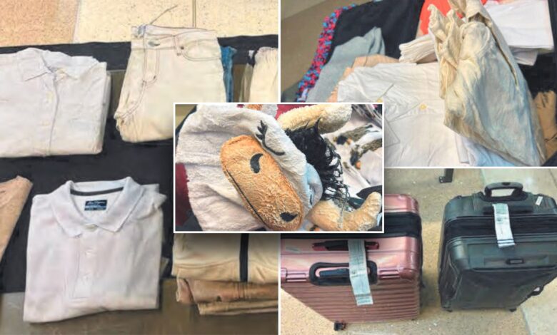 California man allegedly checked suitcases containing meth-caked clothes and a cow pajama onesie: DOJ