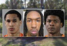 Florida police arrest 3 teenagers accused of committing armed robbery at a memorial service