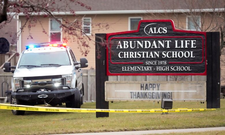 Medical examiner identifies victims killed in Wisconsin Christian school shooting