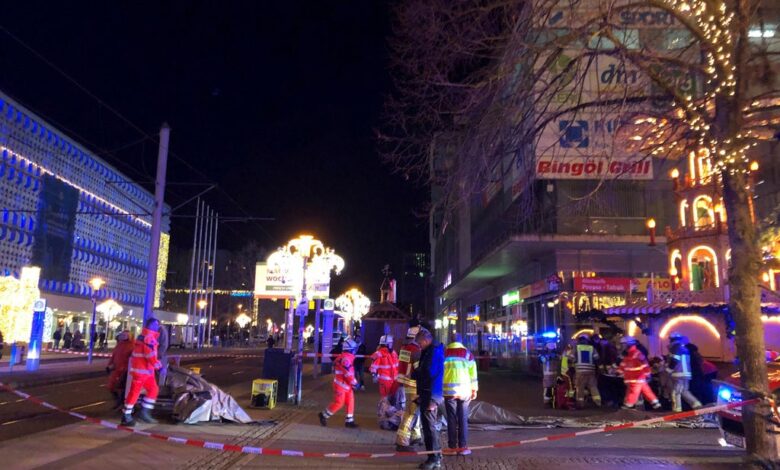 Car drives into idyllic Germany Christmas market in suspected terrorist attack: report