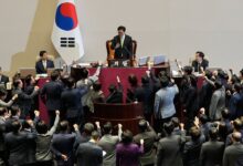 South Korea's opposition-controlled National Assembly votes to impeach acting President Han