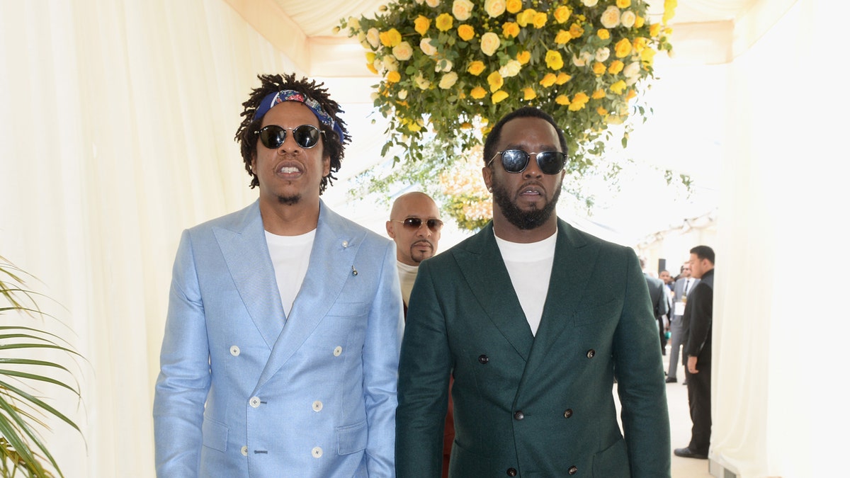 Jay-Z and Diddy at a Roc Nation event