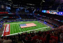 College football fans launch into 'U-S-A!' chant after moment of silence for victims of New Orleans attack