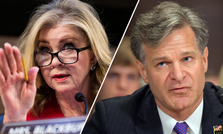 'Radical' FBI practices on DEI 'endangered' Americans, Blackburn says in letter demanding answers from Wray