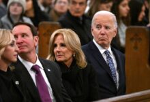 President Biden, first lady attend memorial service for Bourbon Street attack victims in New Orleans