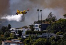 Los Angeles wildfires: Firefighting plane grounded for 3 days after drone strike causes 'fist-sized hole'