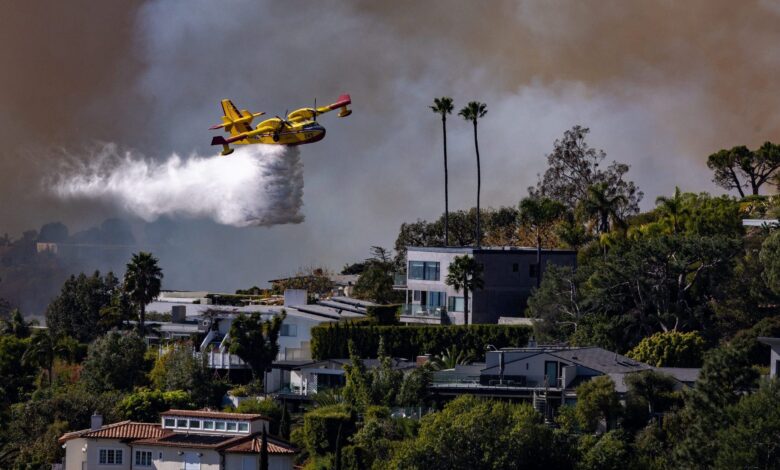 Los Angeles wildfires: Firefighting plane grounded for 3 days after drone strike causes 'fist-sized hole'