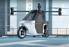 This flying motorcycle can take you from traffic to sky in minutes