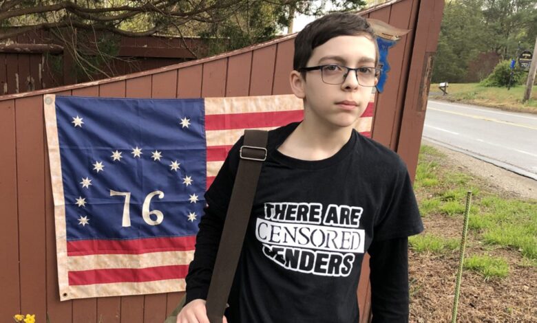 Massachusetts teen battling in court over T-shirt thrilled with Trump's 'only two genders' policy