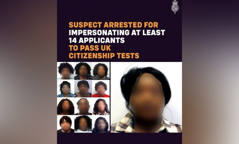 Woman used wigs, disguises to take British citizenship tests for at least 14 people, authorities say