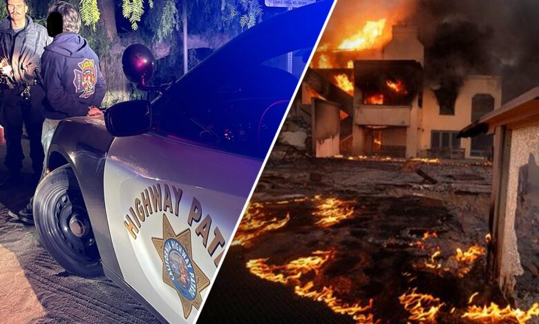 California police arrest two in Palisades Fire evacuation zone after 'suspicious' behavior