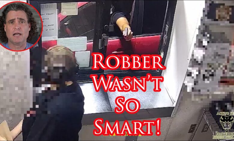 Drive Thru Robber Wasn't Expecting A Prepared Employee!