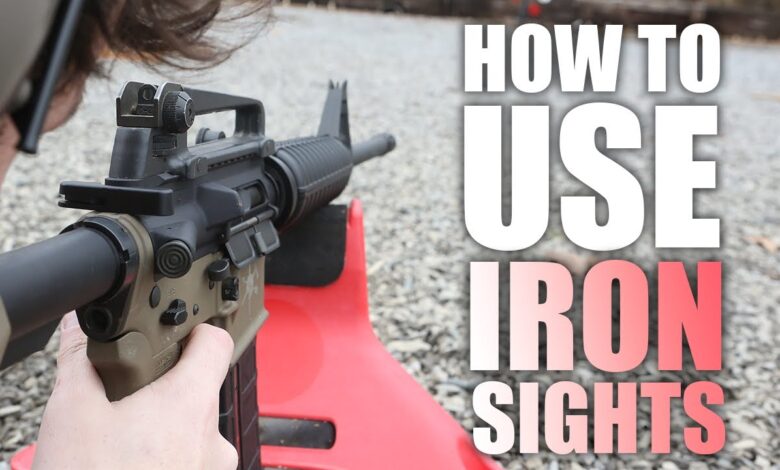 How To Use Iron Sights | Tactical Rifleman