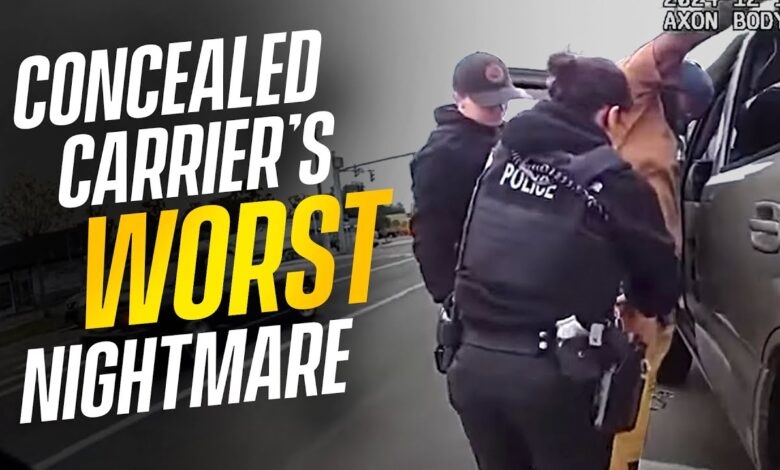Cop Grabs Concealed Carrier’s Firearm During Traffic Stop … It Did NOT Go As Planned