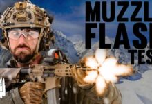 Will Your Muzzle Device Cost You Your Life? Muzzle Flash Test (A2, Surefire, Deadair, HUXWRX, etc)