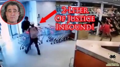 Clerk Knocks Shoplifter Out COLD!