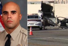 California deputy killed in crash that split police cruiser in two during pursuit