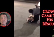 Perp Punching Cop Ends Up Taking A Beating From The Crowd!