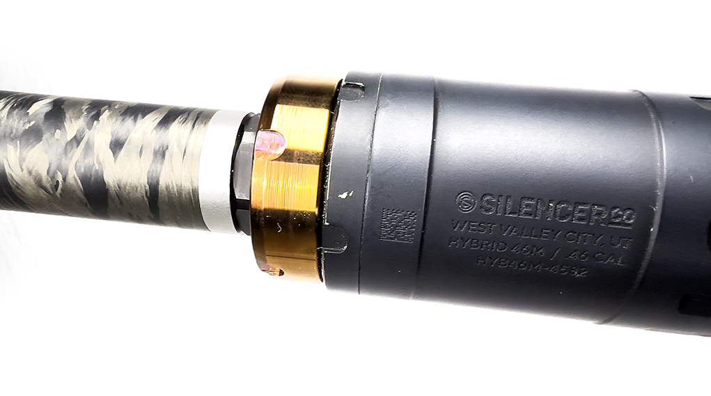 SilencerCo Hybrid 46M with Rearden adapter