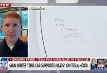 Owner of vandalized Tesla saddened that 'regular people' have been dragged into anti-Musk attacks