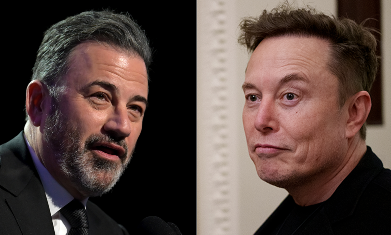 Elon Musk calls Jimmy Kimmel an 'unfunny jerk' after he appears to make light of Tesla attacks