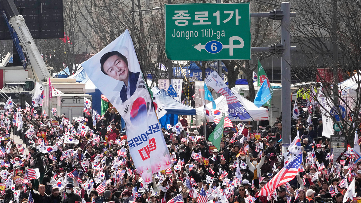 Supporters of impeached South Korean President Yoon Suk Yeol