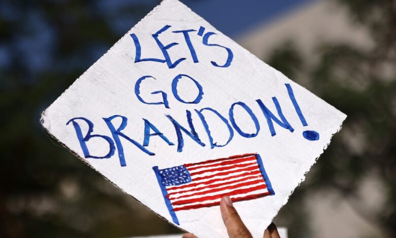 Dad claims son was harassed by staff for wearing 'Let's Go Brandon' shirt, sues school district Dad claims son was harassed by staff for wearing 'Let's Go Brandon' shirt, sues school district