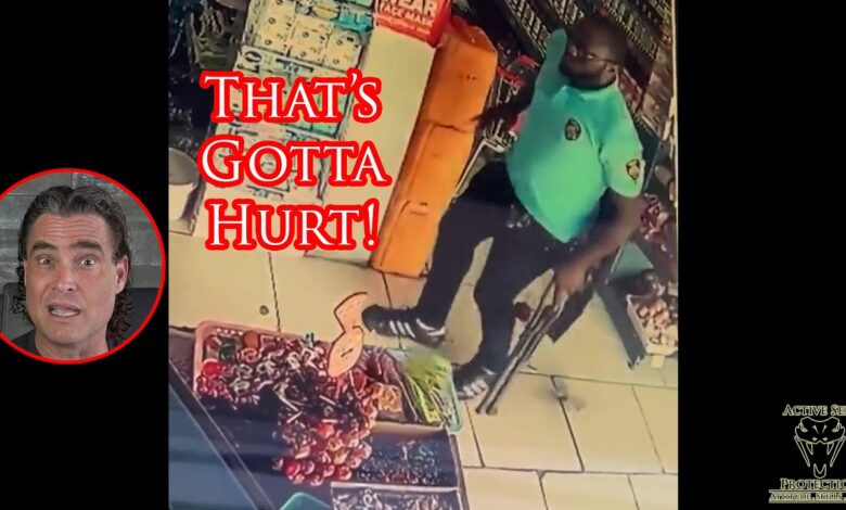 Security Guard Loses Some Toes By Being Stupid