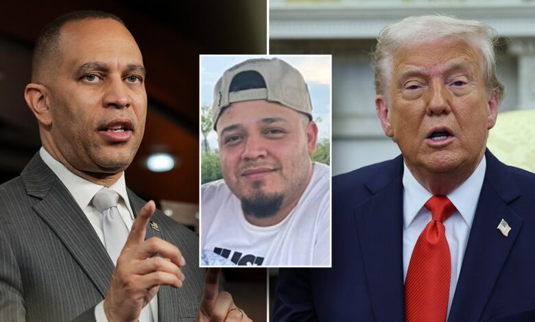 Jeffries: SCOTUS should hold Trump admin in contempt over deported Salvadoran migrant Jeffries: SCOTUS should hold Trump admin in contempt over deported Salvadoran migrant