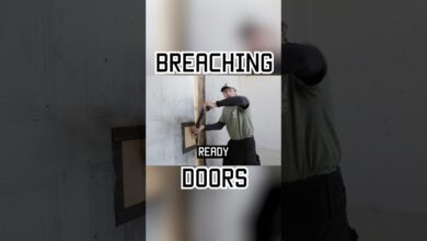 How to breach a door in style. #shorts #reels #military