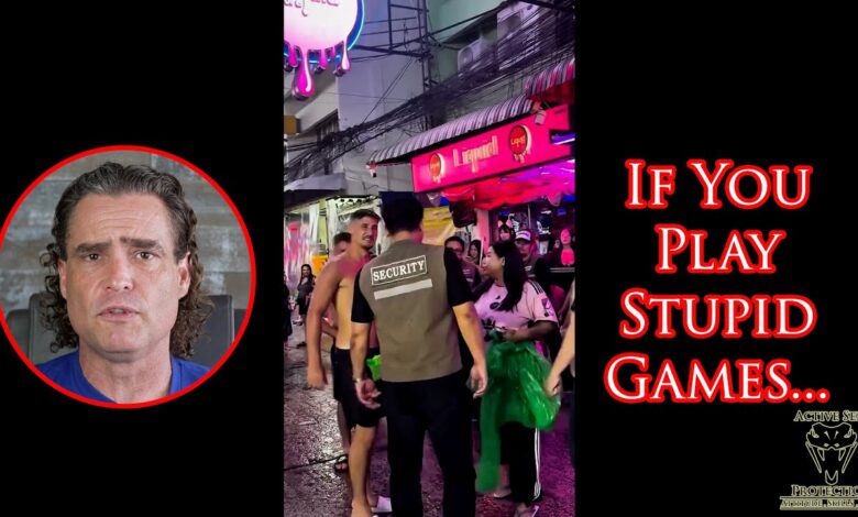 Drunk Idiot Pays For Violating All The Rules of Stupid in Thailand