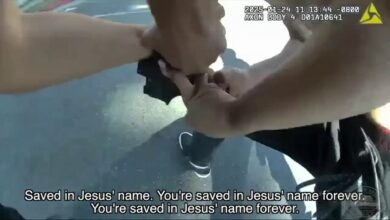 California officer's gun stolen by half-naked suspect who was later shot dead by another officer: bodycam