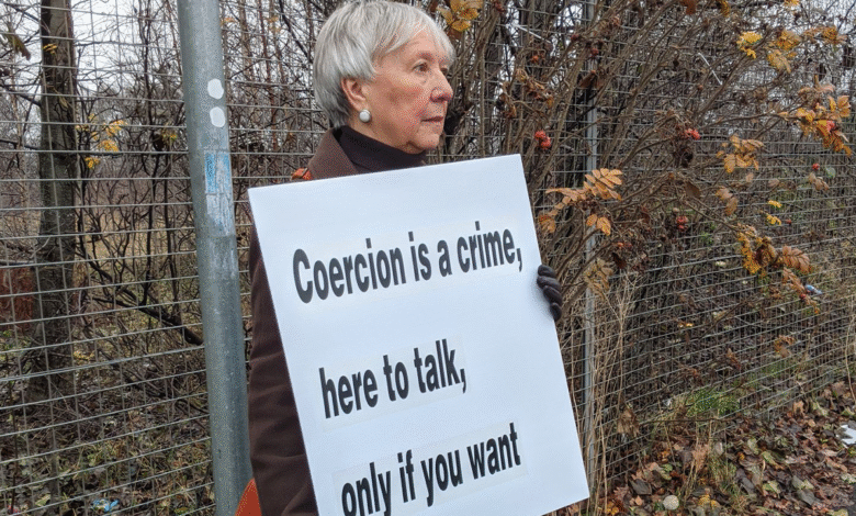 Grandmother arrested at abortion clinic warns of expanding free speech 'buffer zones' Grandmother arrested at abortion clinic warns of expanding free speech 'buffer zones'