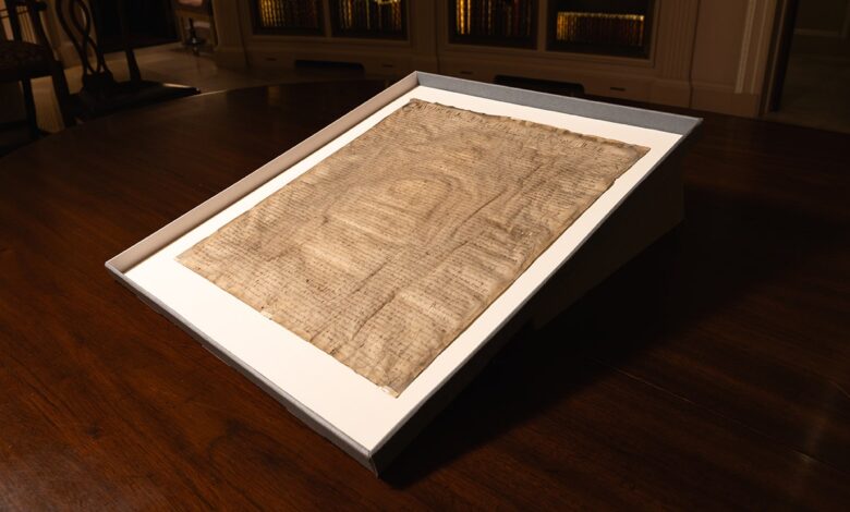 Rare and authentic Magna Carta discovered long after it was purchased for .50 Rare and authentic Magna Carta discovered long after it was purchased for .50