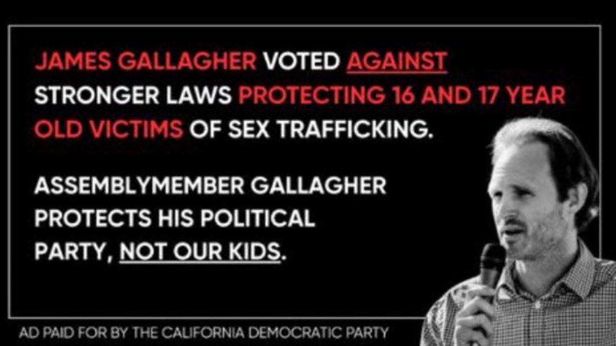 California Assembly Republican Leader James Gallagher