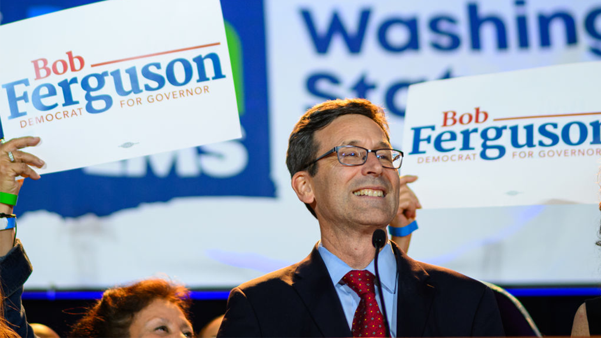 Ferguson at campaign event