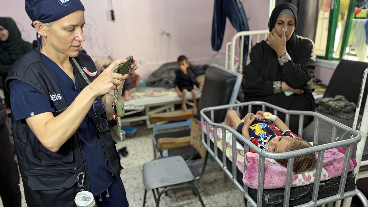 starving children gaza