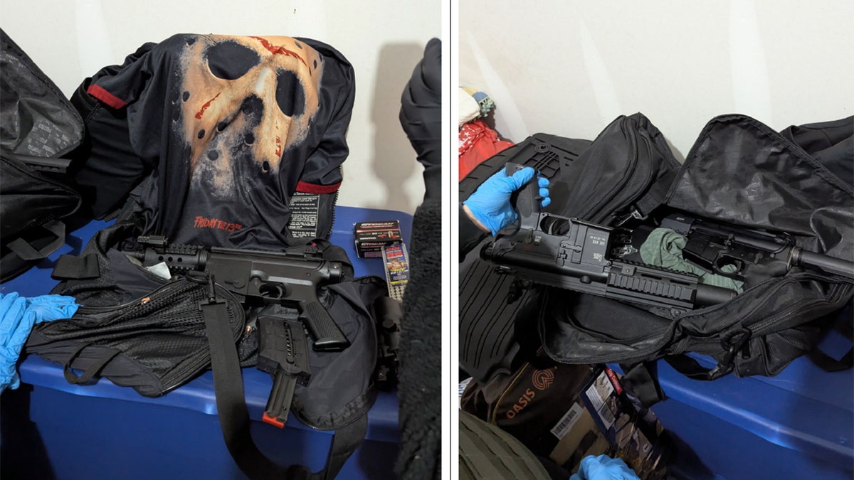 Alleged MS-13 gang leader's guns are pictured