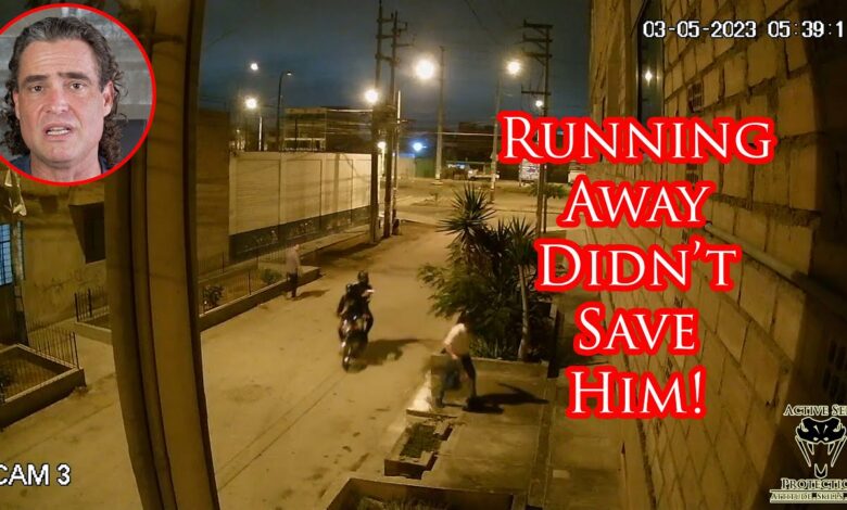 Victim Shot While Running From Moto Robbers
