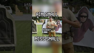 Don't forget: aim small, miss small. #tips #shorts #military