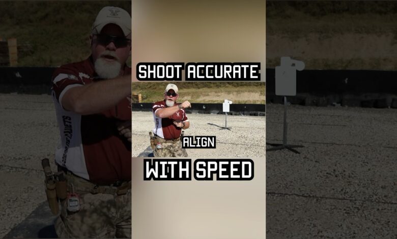 The key to shooting accurate with speed. #shorts #tips
