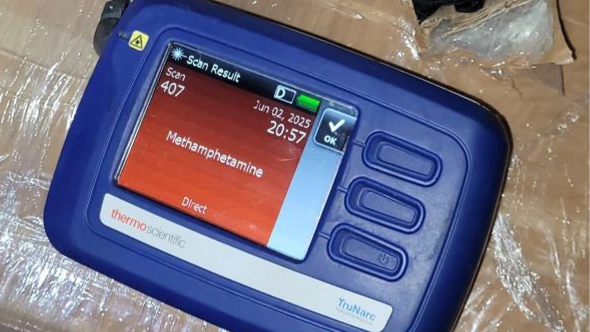 meth detected on device