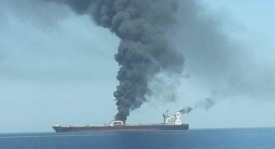 Tanker Collision Near Strait Of Hormuz Amid GPS Signal Degradation Tanker Collision Near Strait Of Hormuz Amid GPS Signal Degradation